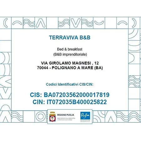 Frühstückspension Terraviva Polignano a Mare